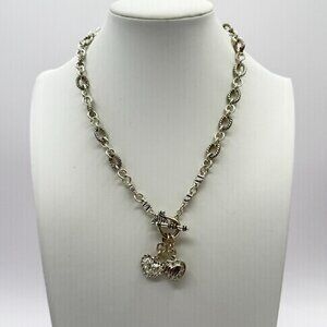 Premier Designs Two Hearts Toggle Necklace